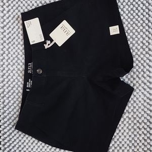 Black Mid Rise Shorts - NWT